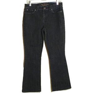Ralph Lauren Jeans Women's Size 6 Black Bootcut Mid Rise 5 Pocket Denim